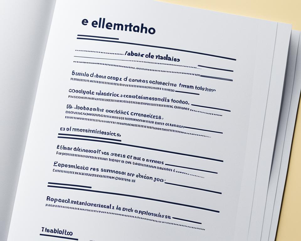 elementos do trabalho abnt